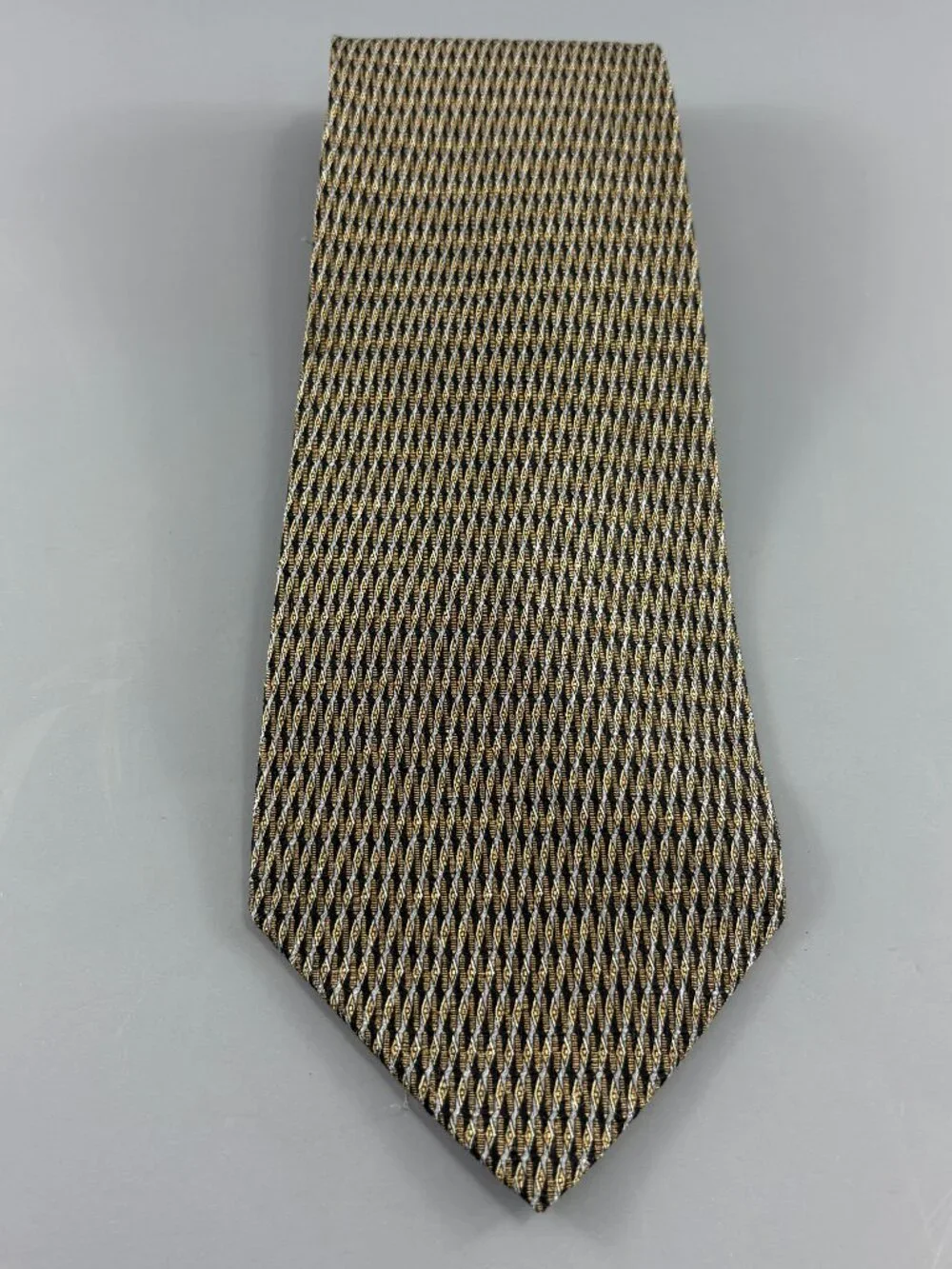 Daniel De Fasson Tan / Black Men's Tie 4